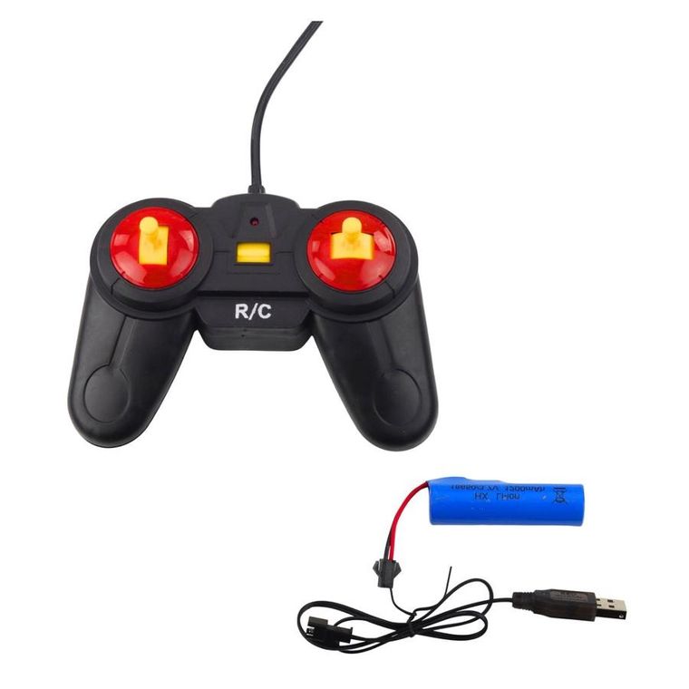 Lean Toys, terenówka, pojazd zdalnie sterowany, czarna, 1:12