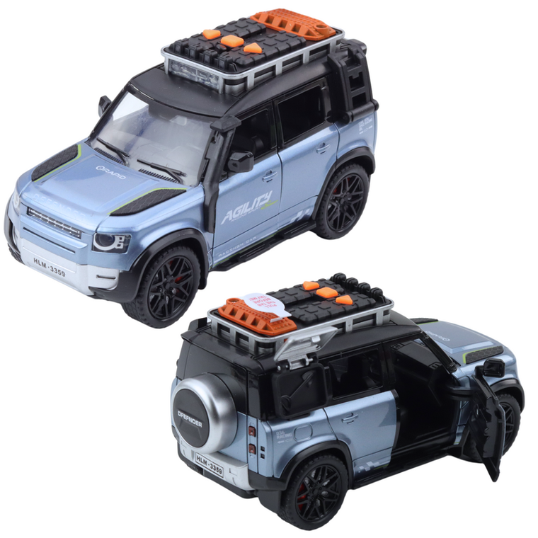 Lean Toys, terenówka rapid otwierane drzwi i światła mix