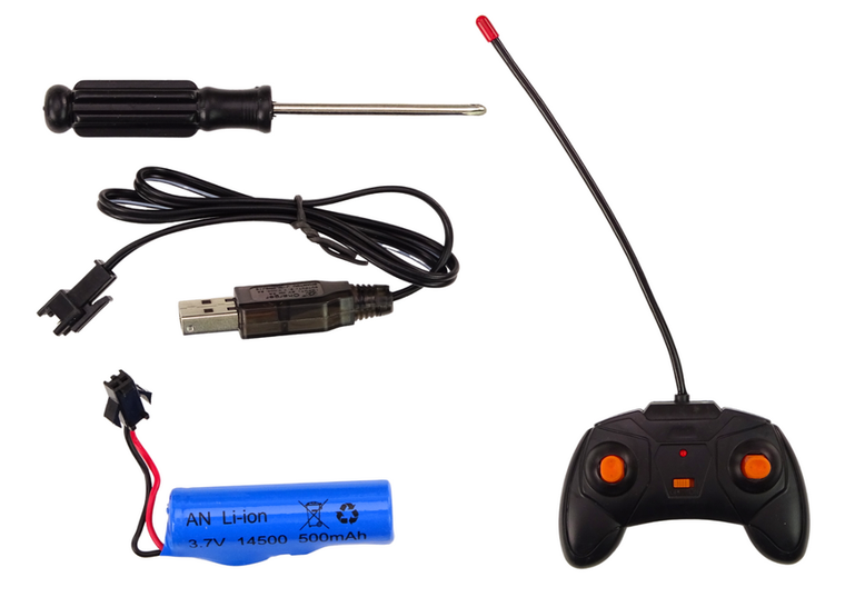 Lean Toys, terenowy pojazd zdalnie sterowany, 1:16, pomarańczowy