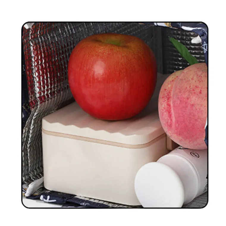 Lean Toys, torba termiczna, izolacyjna, śniadaniowa, jednorożec, różowa, 23 cm