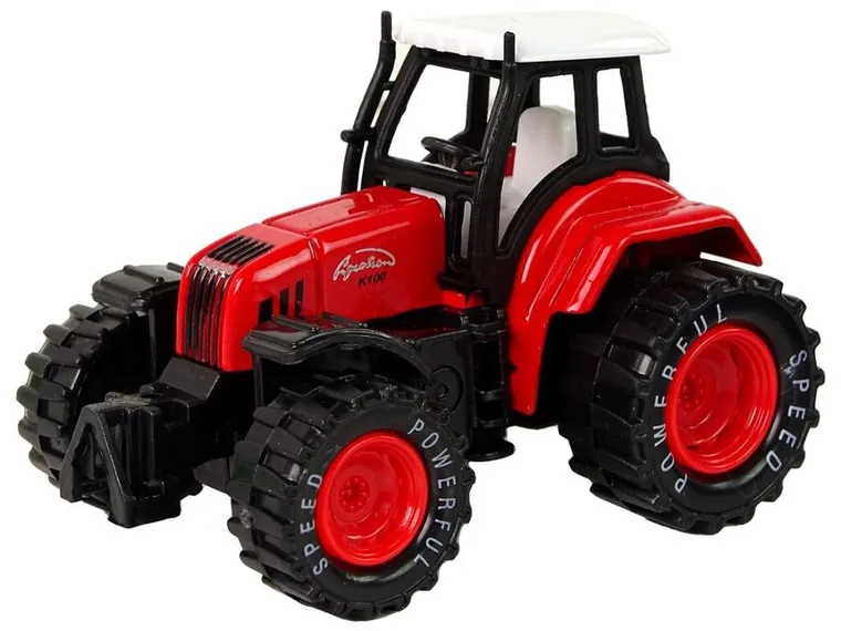 Lean Toys, traktor metalowy z napędem