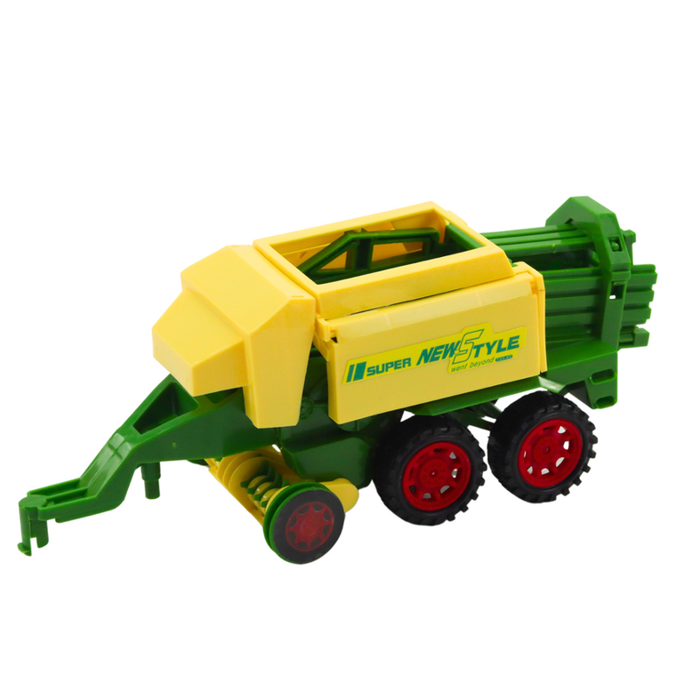 Lean Toys, traktor z przyczepą, pojazd rolniczy