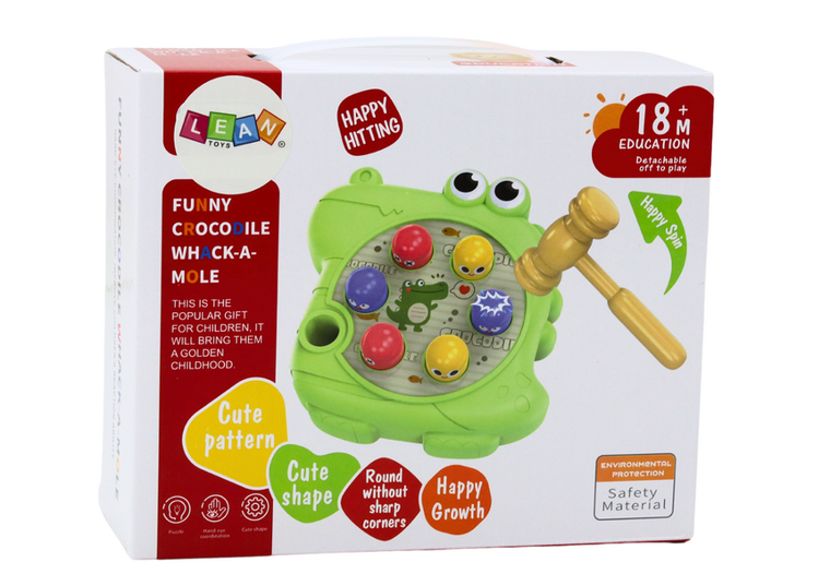 Lean Toys, Whack a mole, krokodyl, gra zręcznościowa
