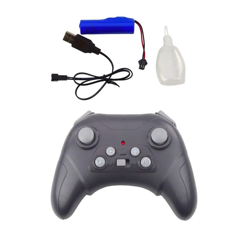 Lean Toys, wyścigówka, pojazd zdalnie sterowany, efekt dymu, 1:10