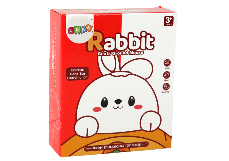 Lean Toys, Wyskakujące marchewki, gra zręcznościowa, królik