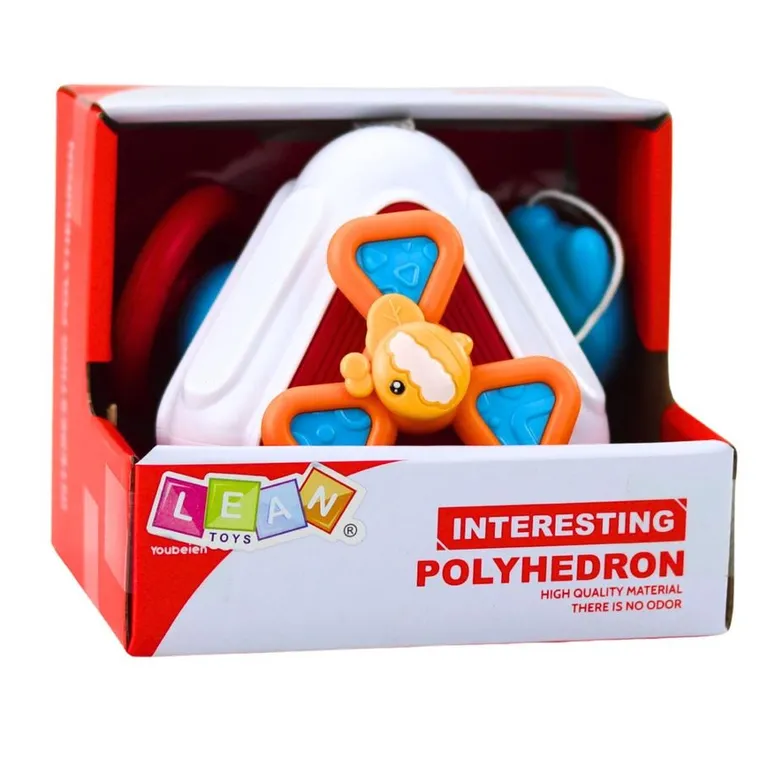 Lean Toys, zabawka sensoryczna, kostka manipulacyjna, 5w1