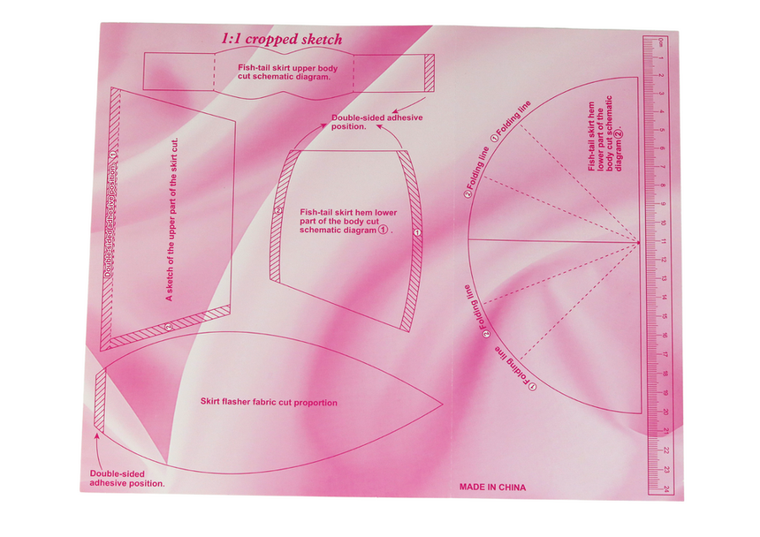 Lean Toys, zestaw do projektowania sukienek