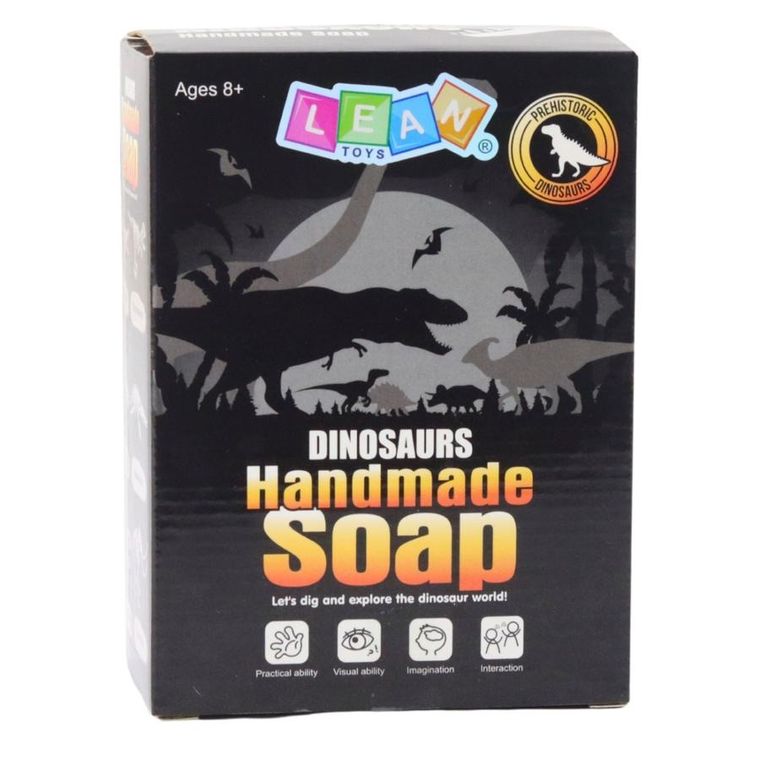 Lean Toys, zestaw kreatywny do tworzenia mydła i wykopalisk dinozaurów