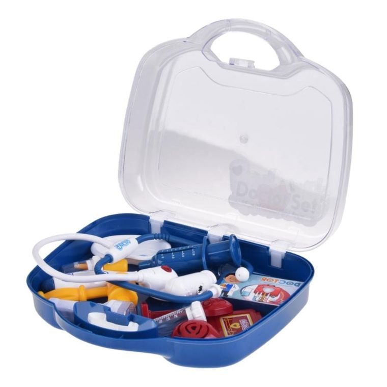Lean Toys, zestaw lekarski w walizce, interaktywny