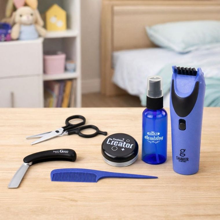 Lean Toys, zestaw małego barbera, 10 elementów