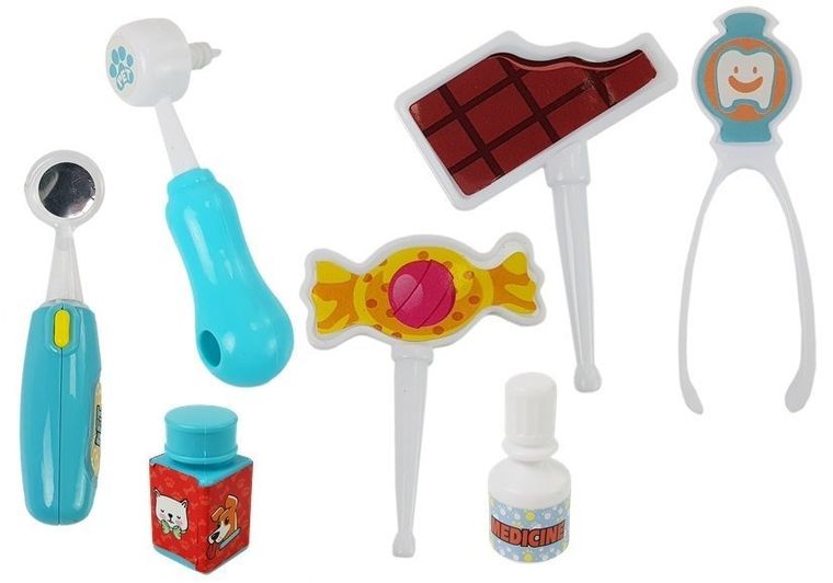 Lean Toys, zestaw małego dentysty, pies