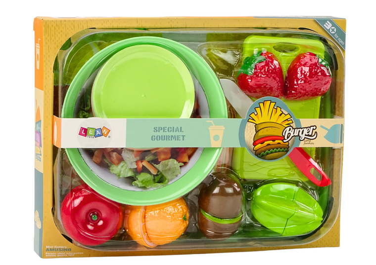 Lean Toys, zestaw owoców do krojenia, 25 elementów