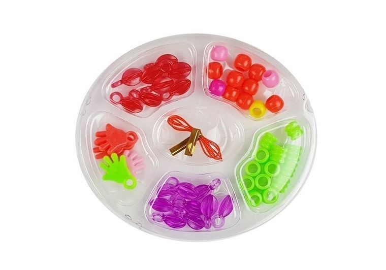 Lean Toys, zestaw piękności w walizce, klapki i akcesoria