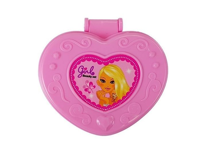Lean Toys, zestaw piękności z suszarką i prostownicą, różowy