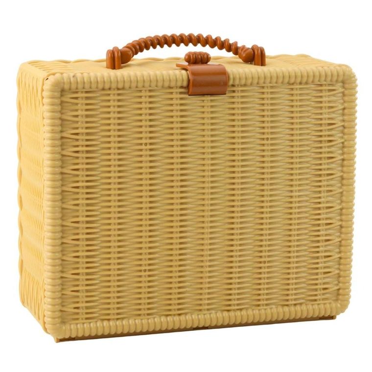 Lean Toys, zestaw piknikowy w walizce, serwis do herbaty z akcesoriami, 23 elementy