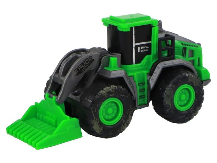 Lean Toys, zestaw pojazdów farmerskich, traktory zielone, 4 szt.