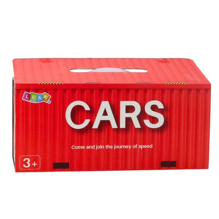 Lean Toys, zestaw samochodów z napędem pull-back, 48 szt.