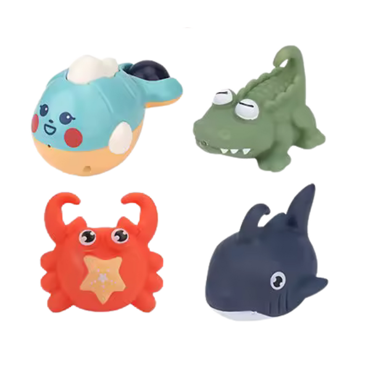 Lean Toys, zestaw zabawek do kąpieli, 12 szt.