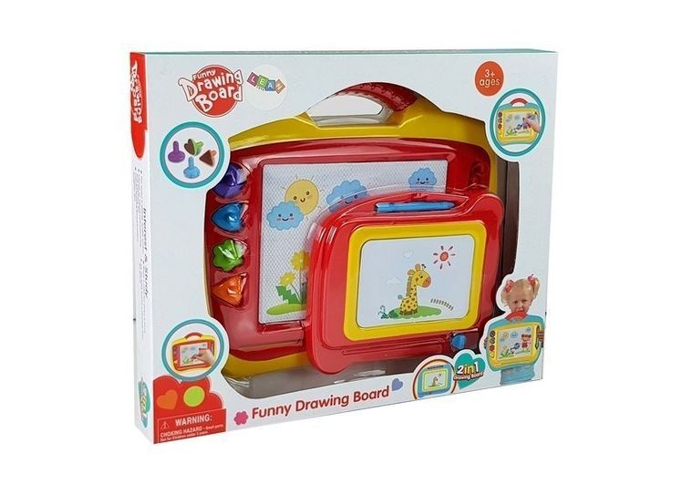 Lean Toys, znikopis, czerwono-żółty, 2 szt.