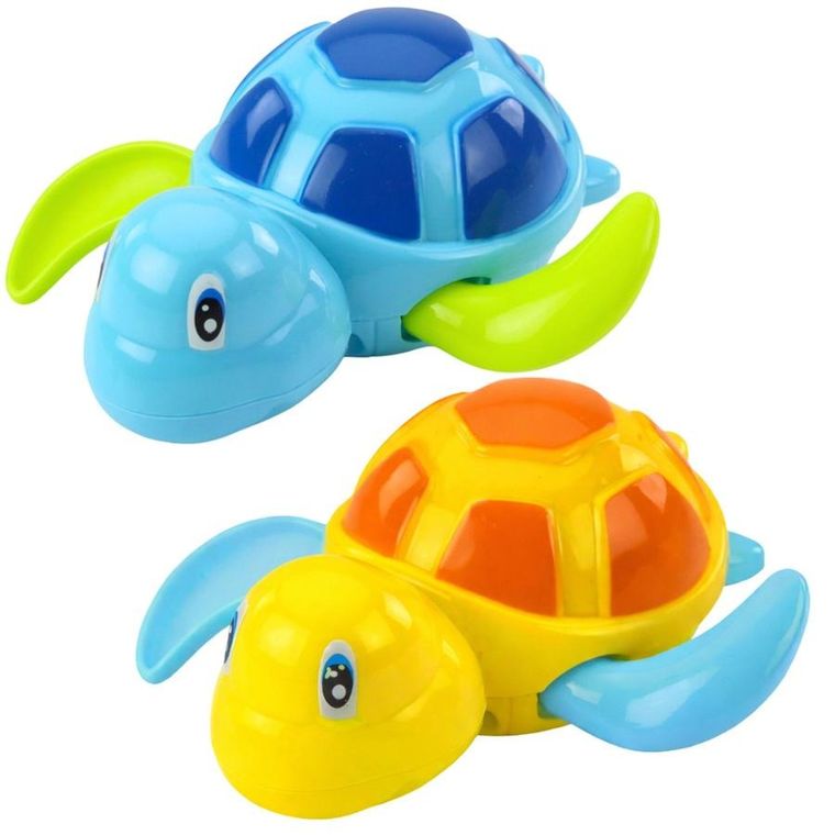 Lean Toys, żółw, nakręcana zabawka do kąpieli, 13 cm, 1 szt.