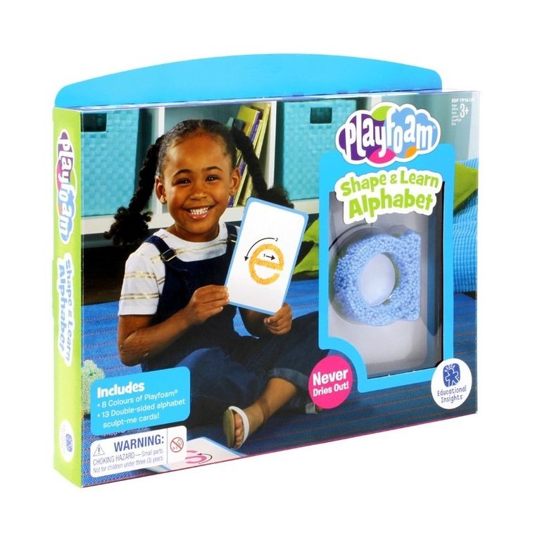 Learning Resources, Playfoam, masa piankowa, zestaw do nauki alfabetu