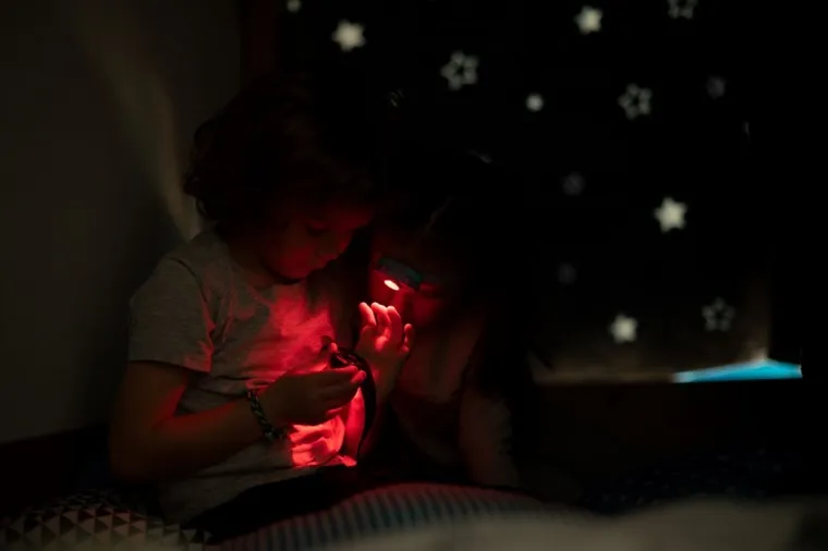 Ledlenser, latarka czołowa dziecięca, Kidled2, Tęcza