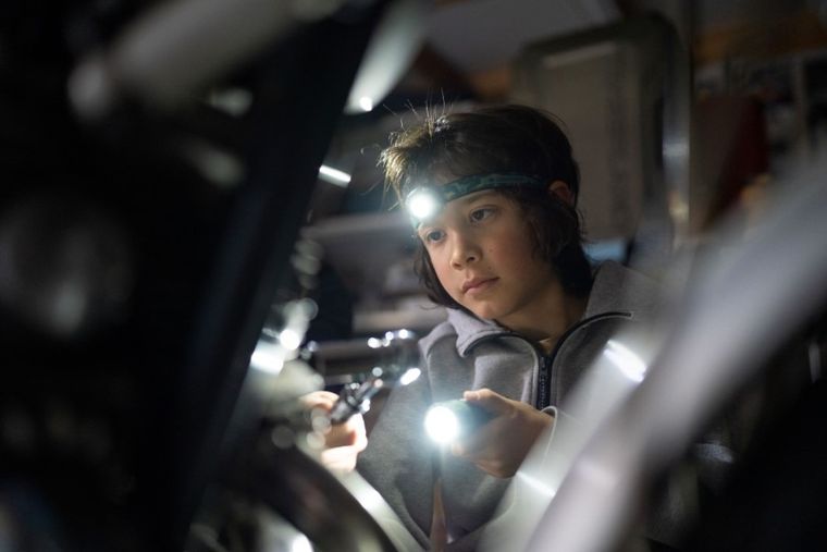 Ledlenser, latarka czołowa dziecięca, Kidled4R, Dinozaury, Window Box