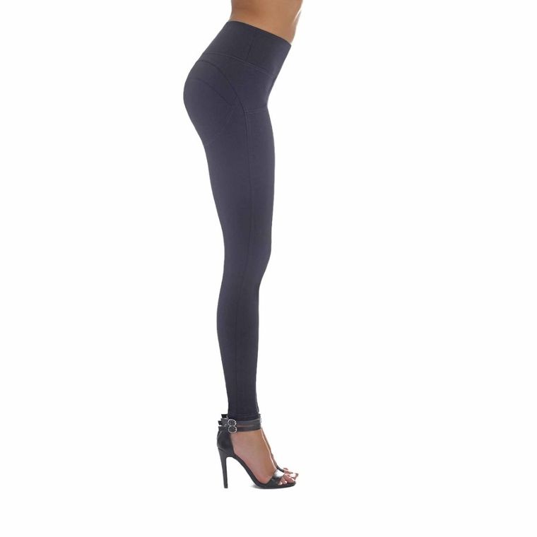 Legginsy damskie, czarne, Bas Bleu