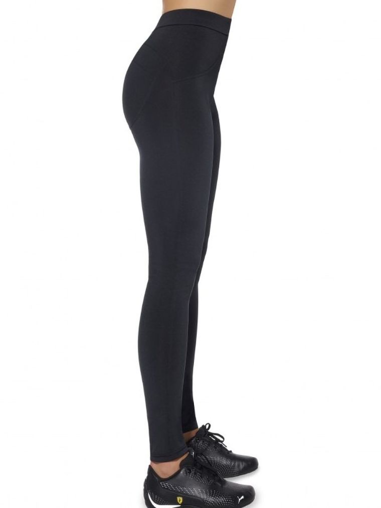 Legginsy damskie, czarne, Bas Bleu