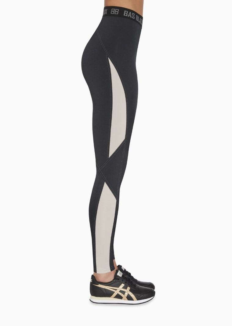 Legginsy damskie, czarne, Hyper, Bas Bleu