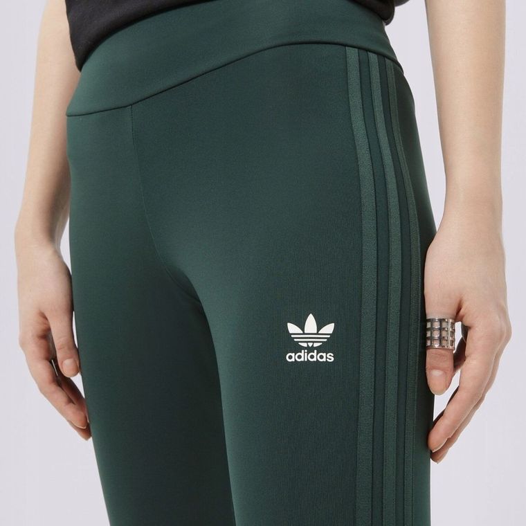 Legginsy damskie, zielone, Adidas