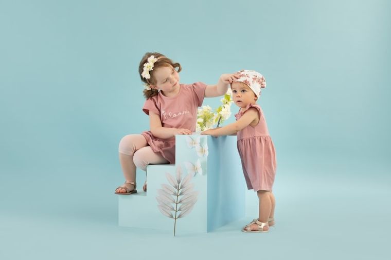 Legginsy dziewczęce 3/4, różowe, Pinokio