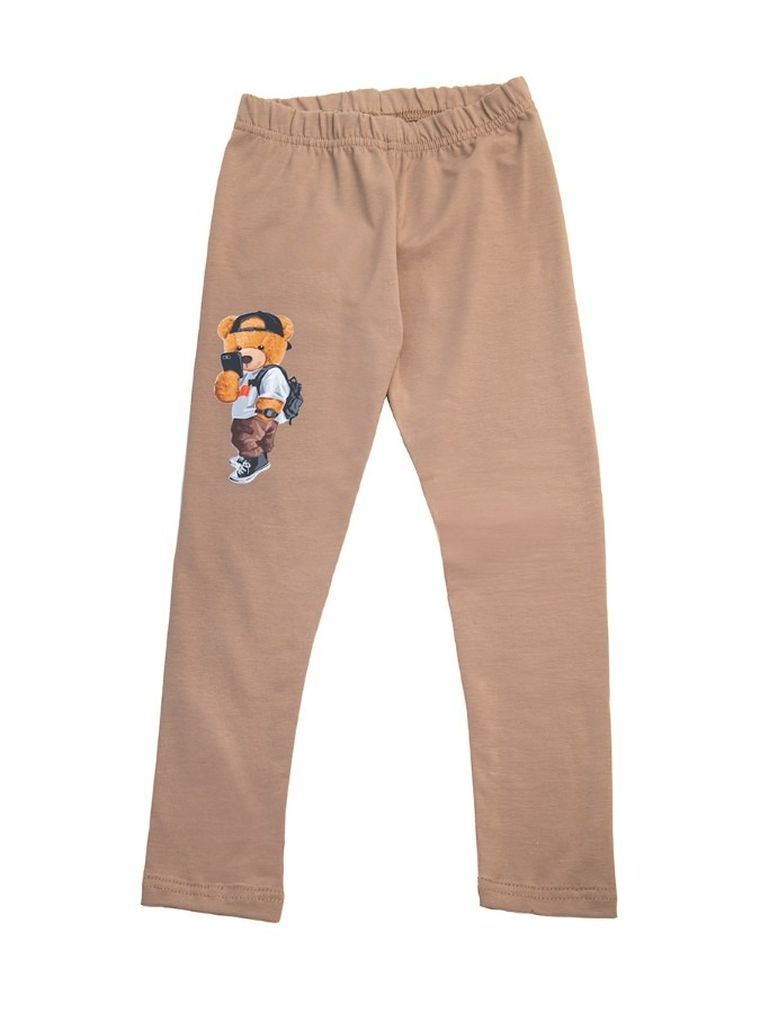 Legginsy dziewczęce, beżowe, Tup Tup