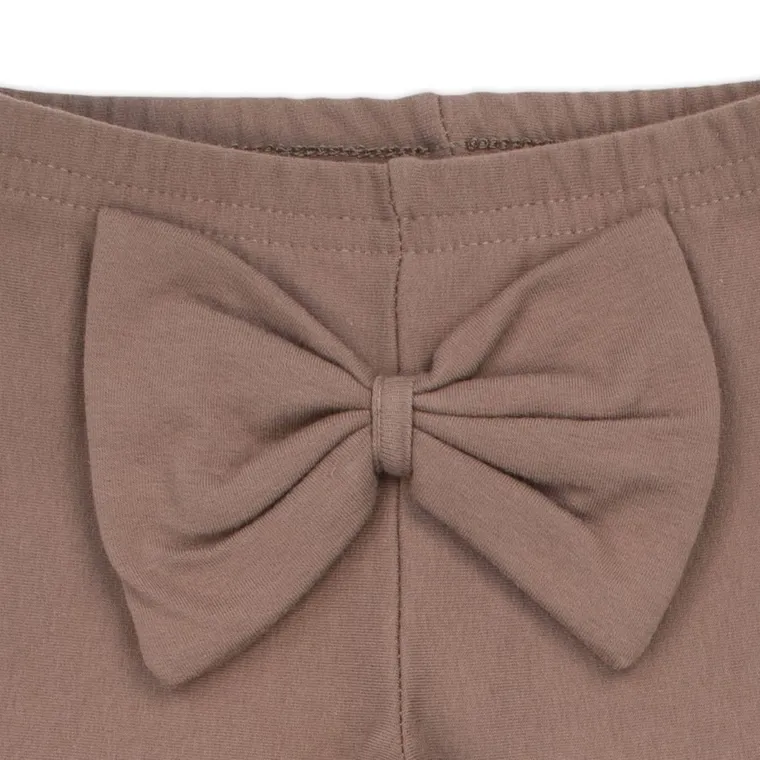 Legginsy dziewczęce, brązowe, Nicol