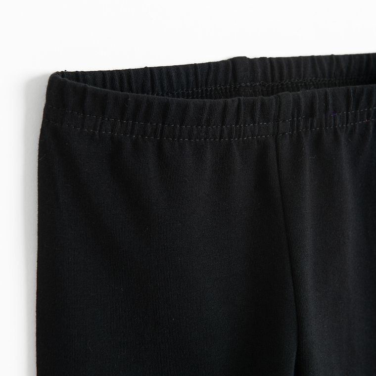 Legginsy dziewczęce, dzwony, czarne, Nicol