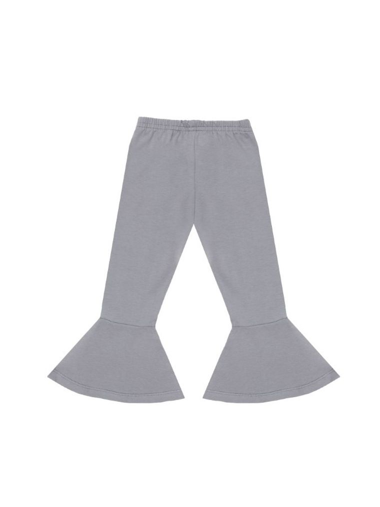 Legginsy dziewczęce, dzwony, szare, Nicol