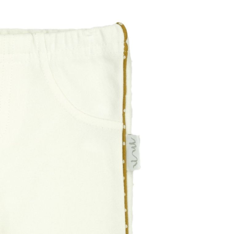 Legginsy dziewczęce, ecru, Nicol