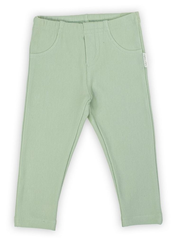 Legginsy dziewczęce, jasnozielone, Nicol