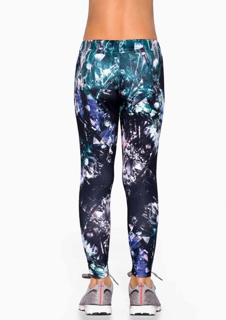 Legginsy dziewczęce, niebiesko-granatowe, Bas Bleu