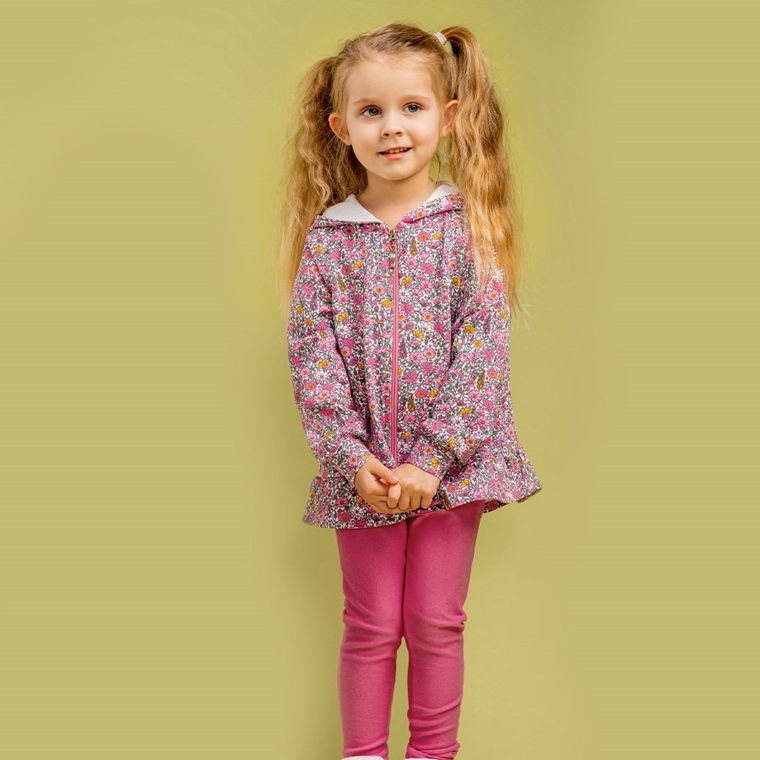 Legginsy dziewczęce, różowe, Nicol