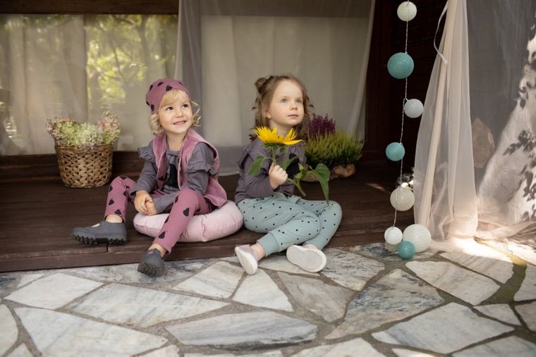 Legginsy dziewczęce, różowe, Pinokio