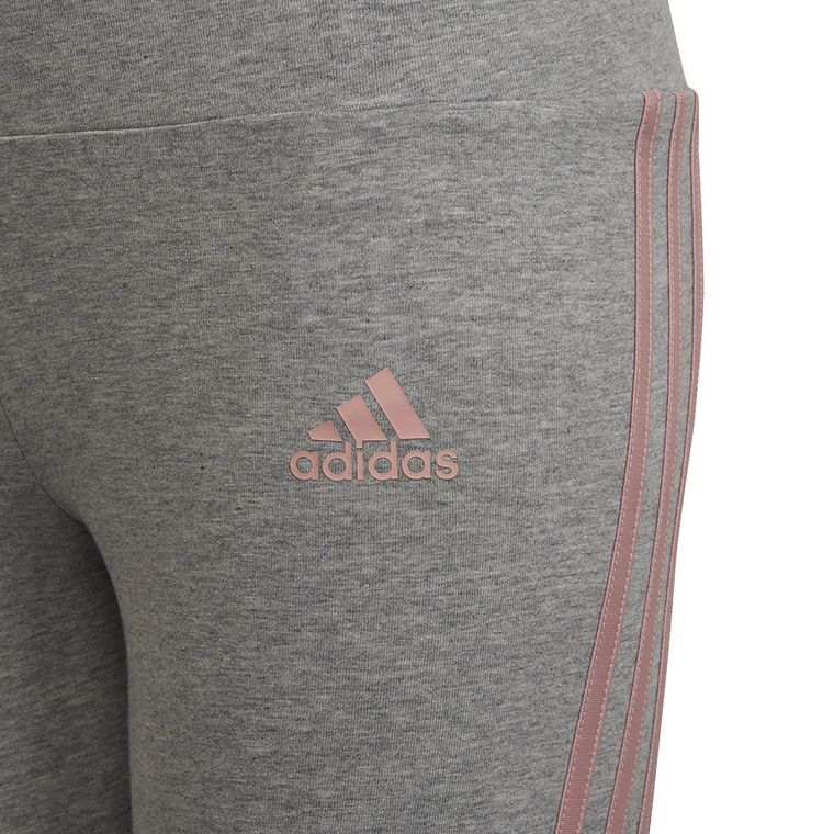 Legginsy dziewczęce, szare, Adidas