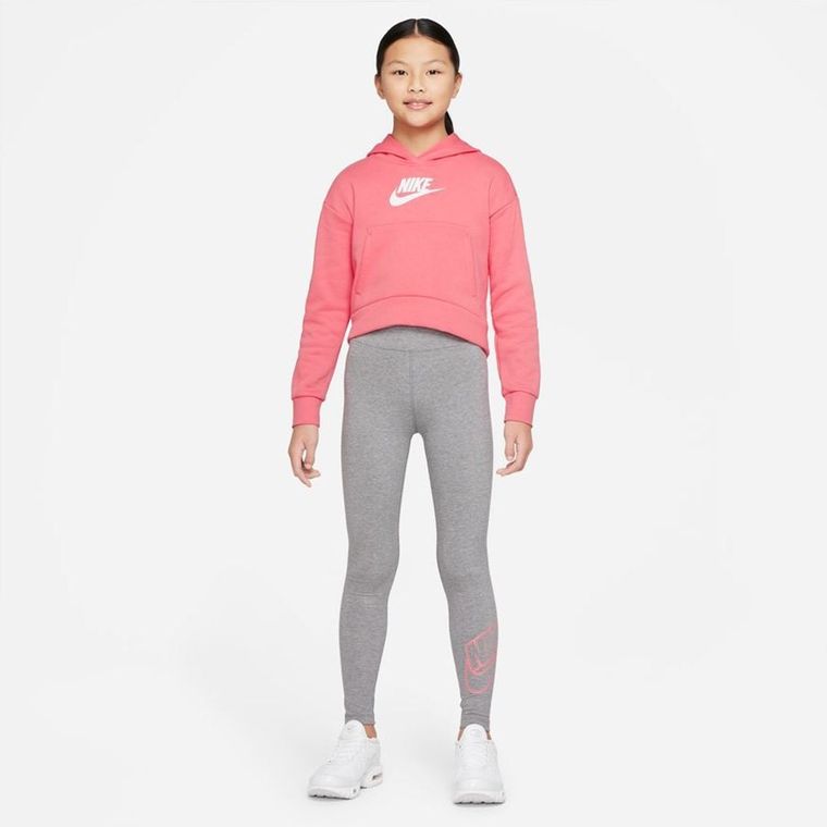 Legginsy dziewczęce, szare, Nike Sportswear Essential
