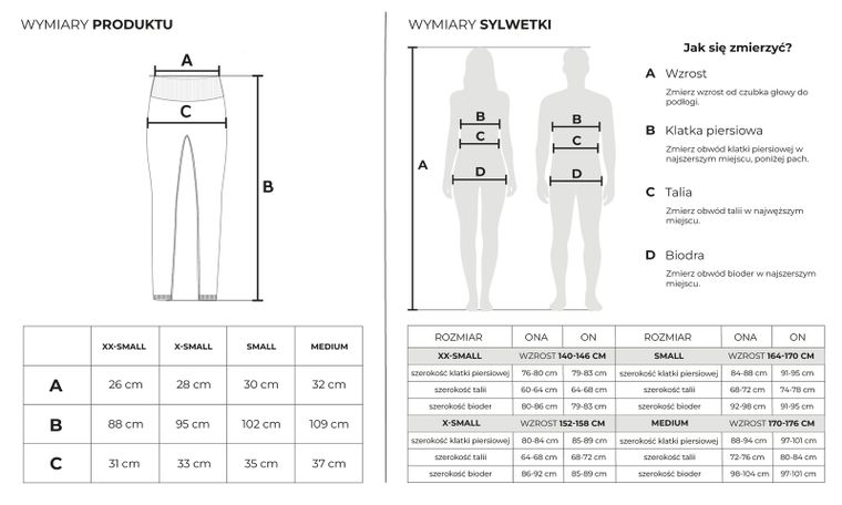 Legginsy high waist z wiskozą NOWEAR