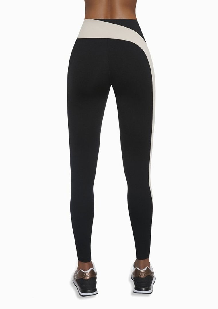 Legginsy sportowe damskie, czarne, Bas Black