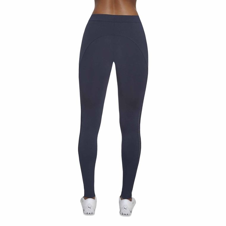 Legginsy sportowe damskie, granatowe, Bas Black