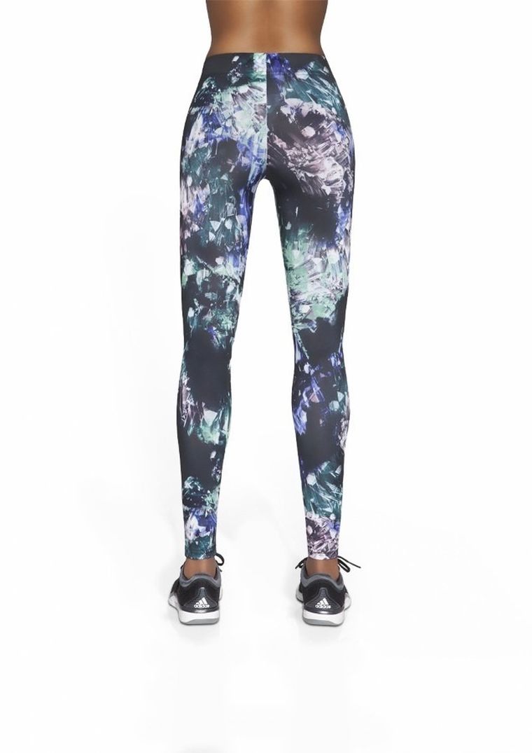 Legginsy sportowe damskie, niebiesko-granatowe, Bas Black