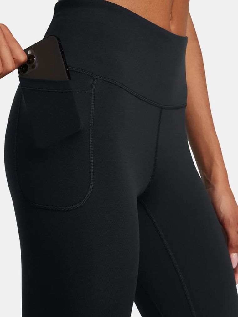 Legginsy termoaktywne damskie, czarne, Under Armour