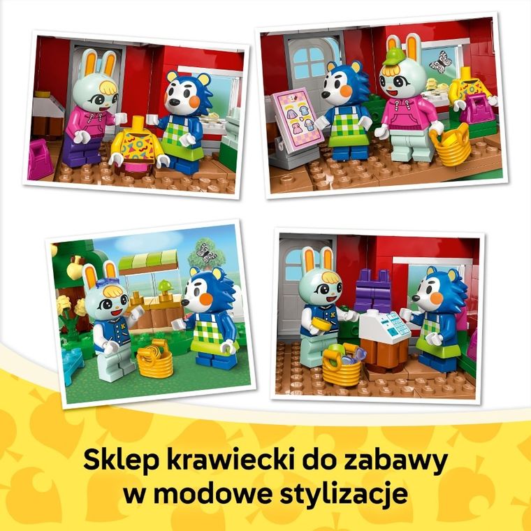 LEGO Animal Crossing, Able Sisters i sklep odzieżowy, 77055