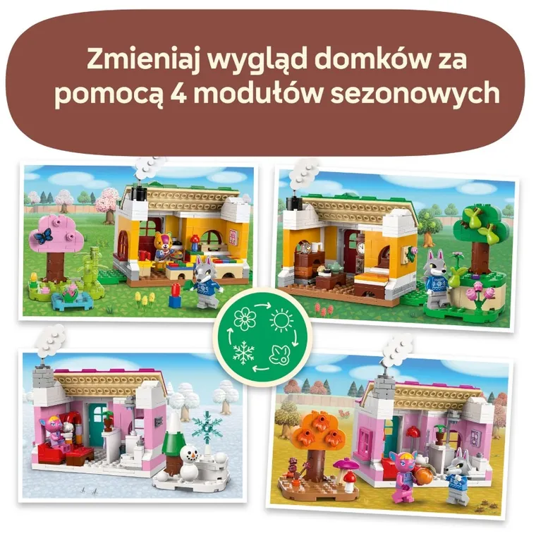 LEGO Animal Crossing, Kreatywne domy: Pory zabawy, 77057